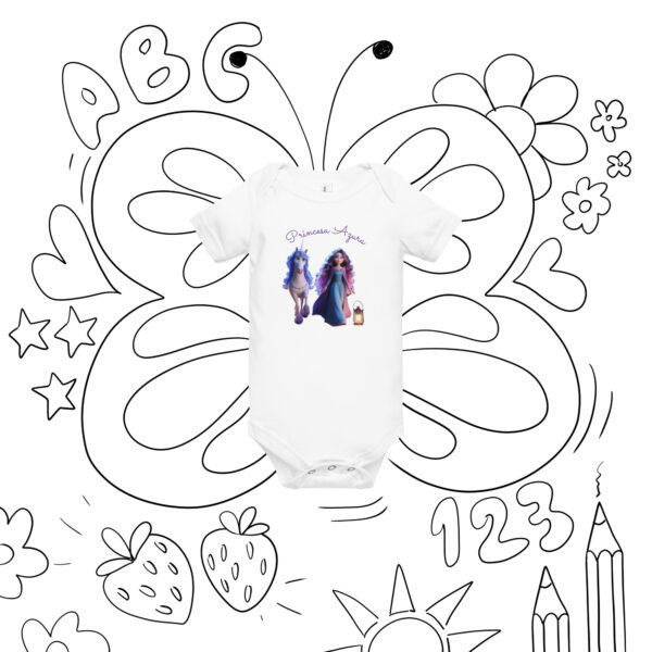 Body de Princesa Azura para bebé manga corta - Imagen 5