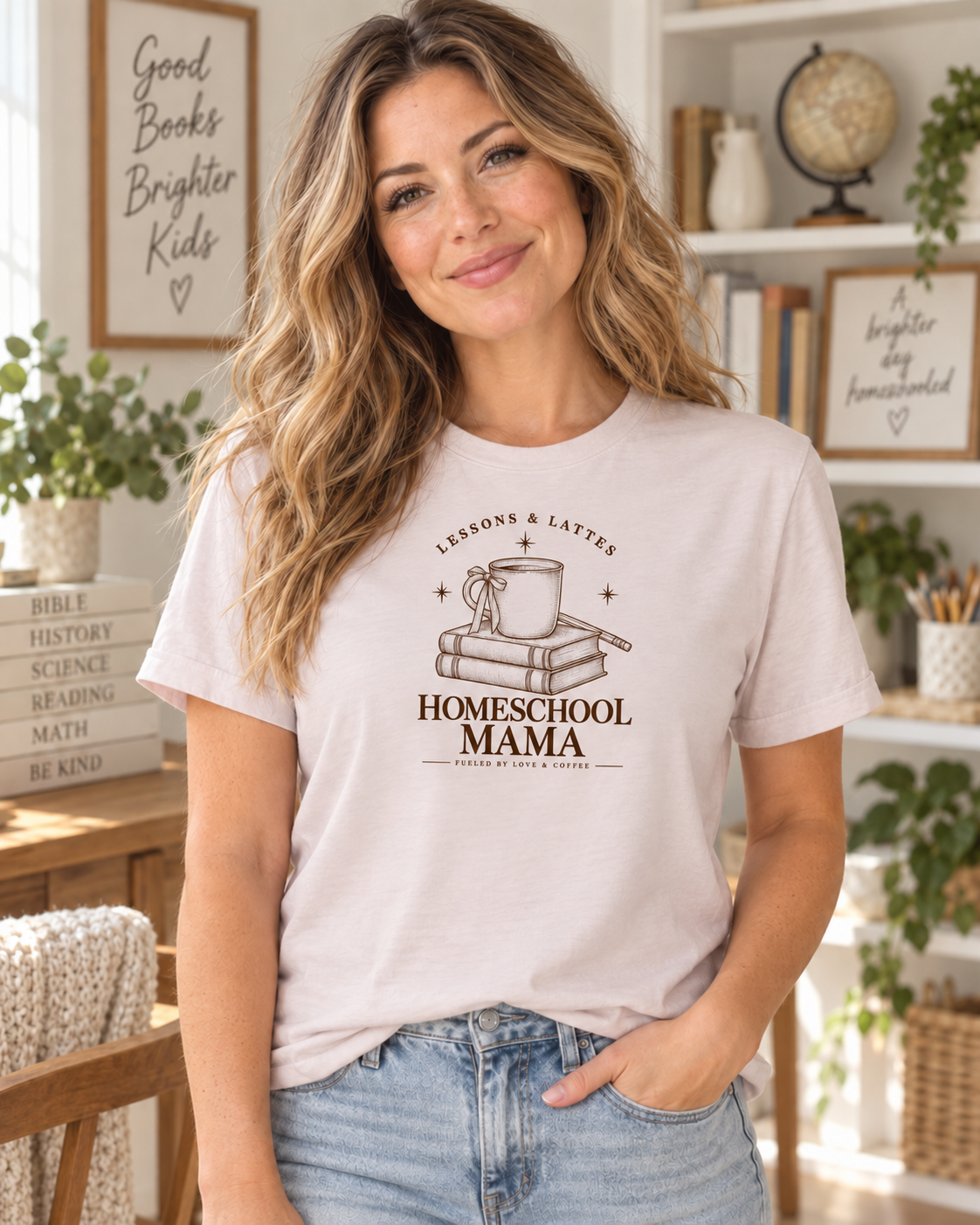 Camiseta Homeschool para Mamá, Sunny La Sombrilla Amarilla 1 Sunny la Sombrilla Amarilla