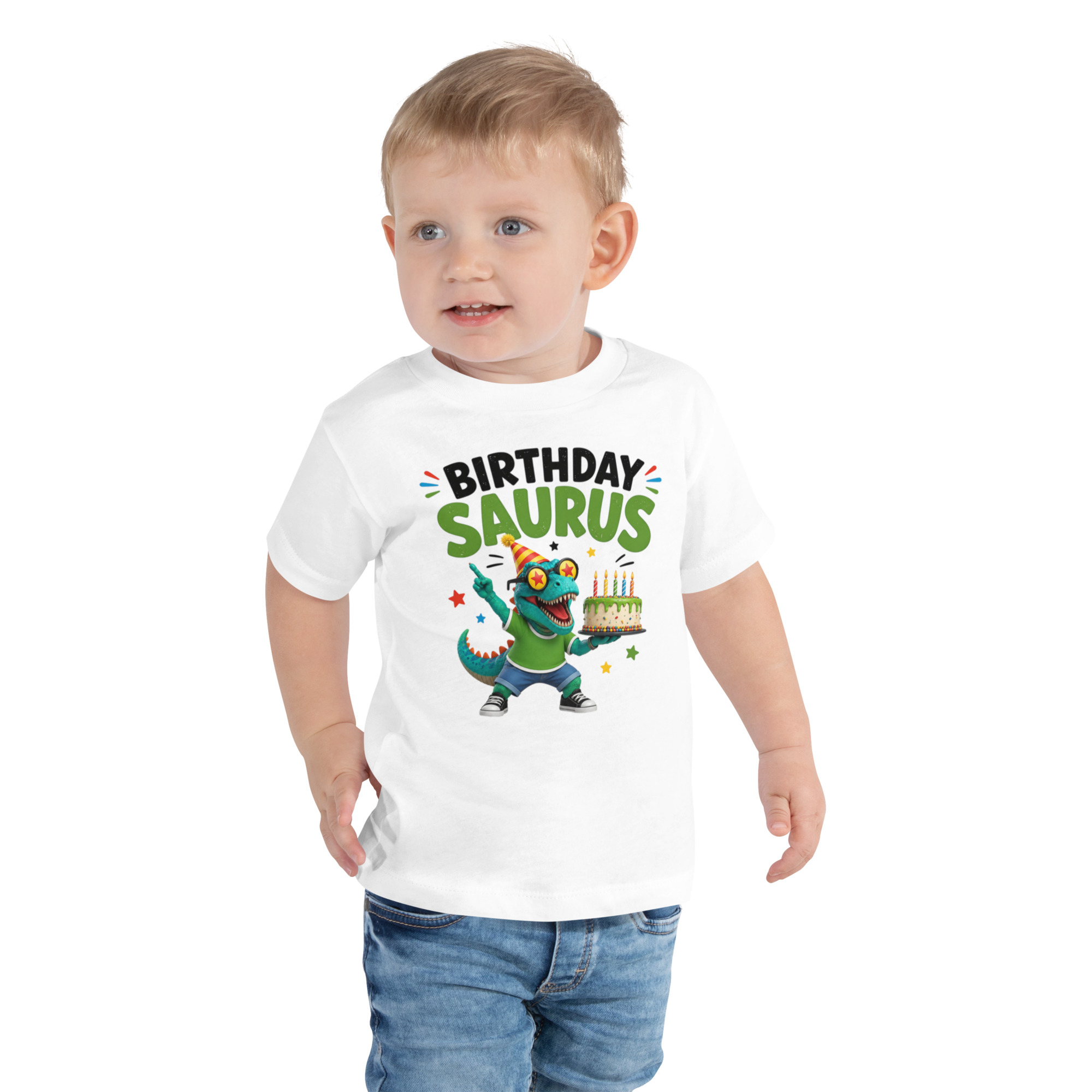 Camiseta de dinosaurio de cumpleaños para niño 1 Camiseta de dinosaurio de cumpleaños para niño