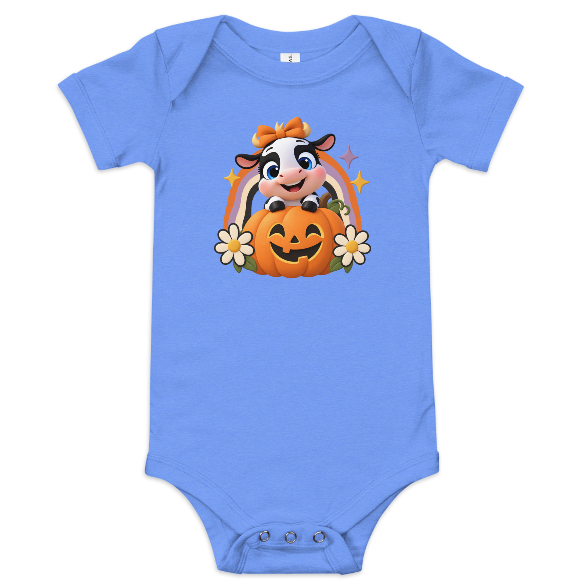 Body de Halloween para Bebé, La Vaquita, Calabaza Retro, Primer Halloween 3 Body de Halloween para Bebé, La Vaquita, Calabaza Retro, Primer Halloween - Imagen 3
