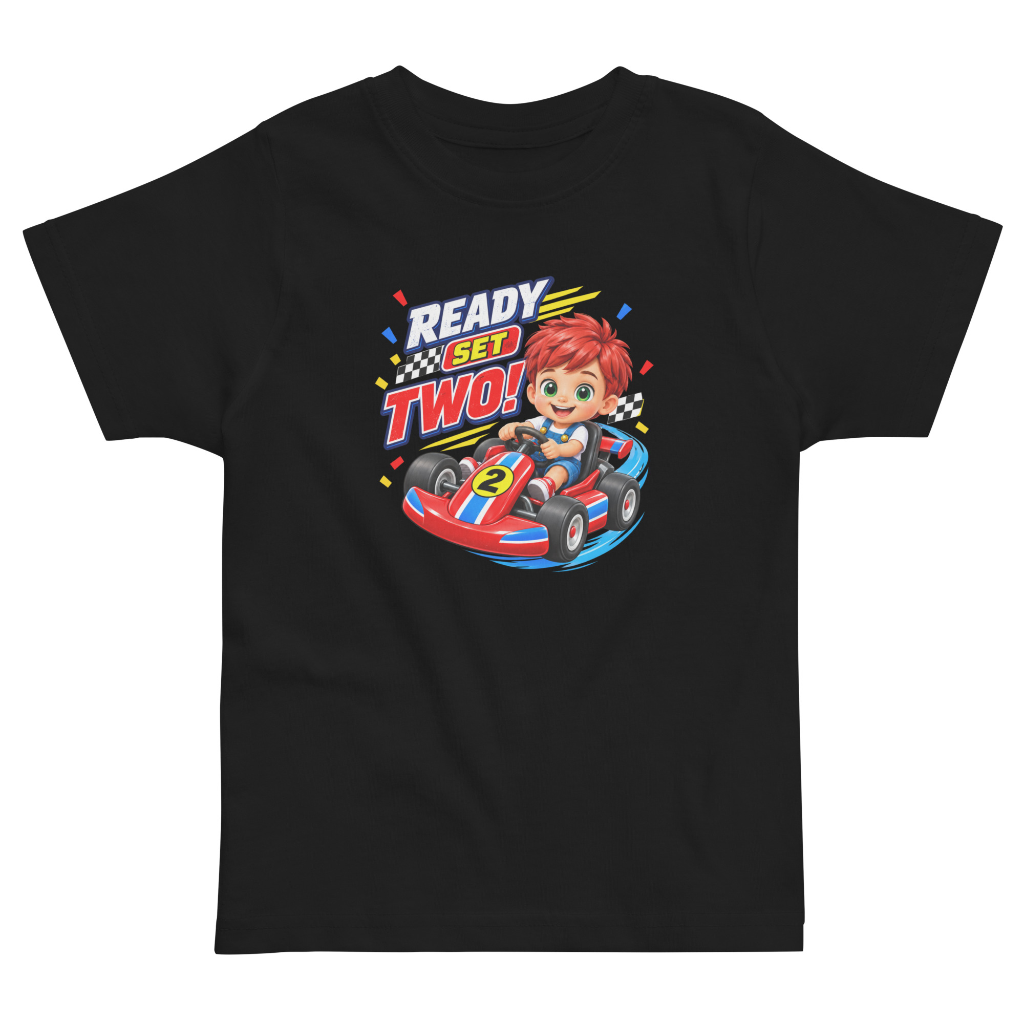 Camiseta de Cumpleaños para Niño de 2 Años, Auto de Carreras, Kiko, Outfit de Fiesta 2 Camiseta de Cumpleaños para Niño de 2 Años, Auto de Carreras, Kiko, Outfit de Fiesta - Imagen 2