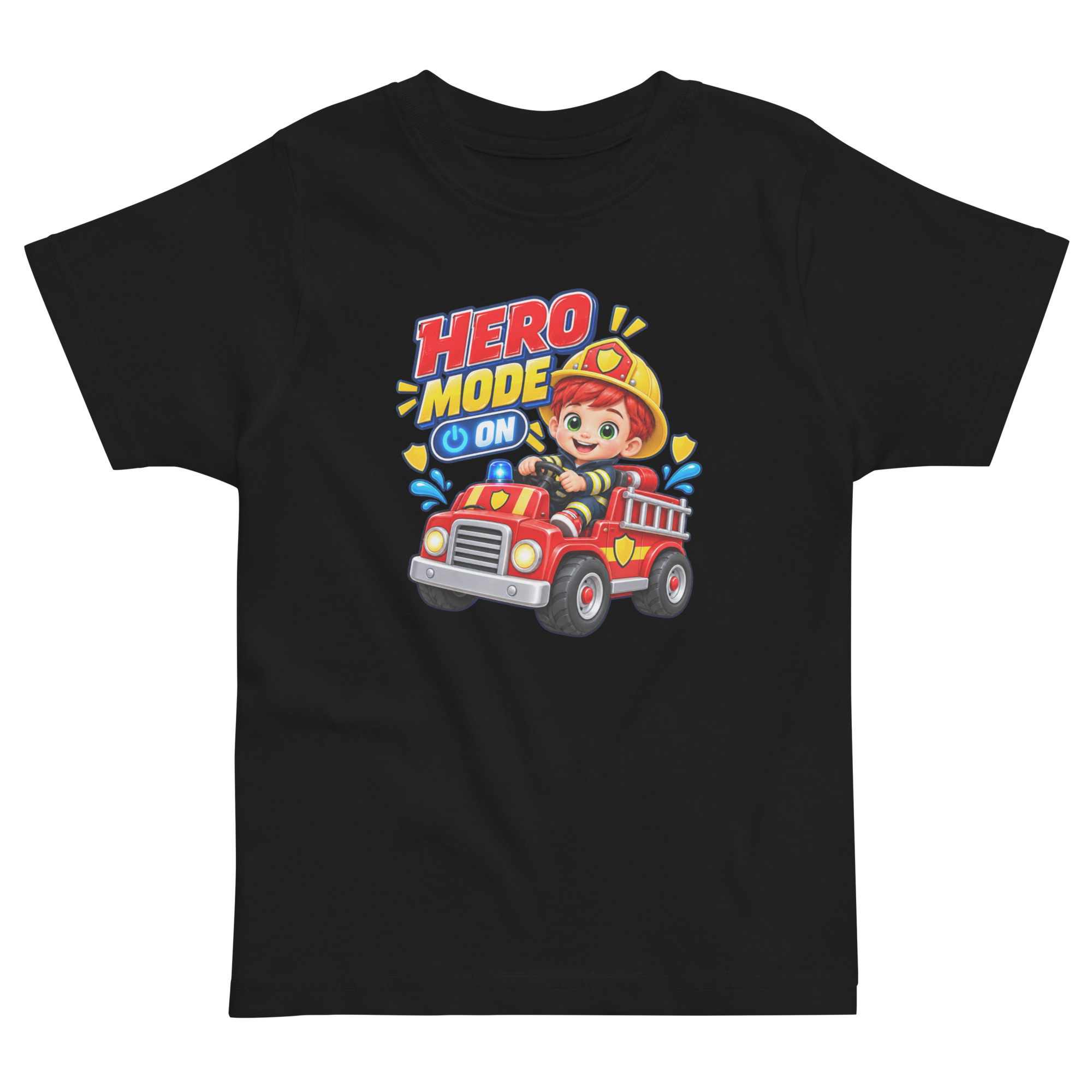Camiseta de Bombero para Niño, Kiko Toddler Tee, Camión de Bomberos, Regalo para Niños 2 Camiseta de Bombero para Niño, Kiko Toddler Tee, Camión de Bomberos, Regalo para Niños - Imagen 2