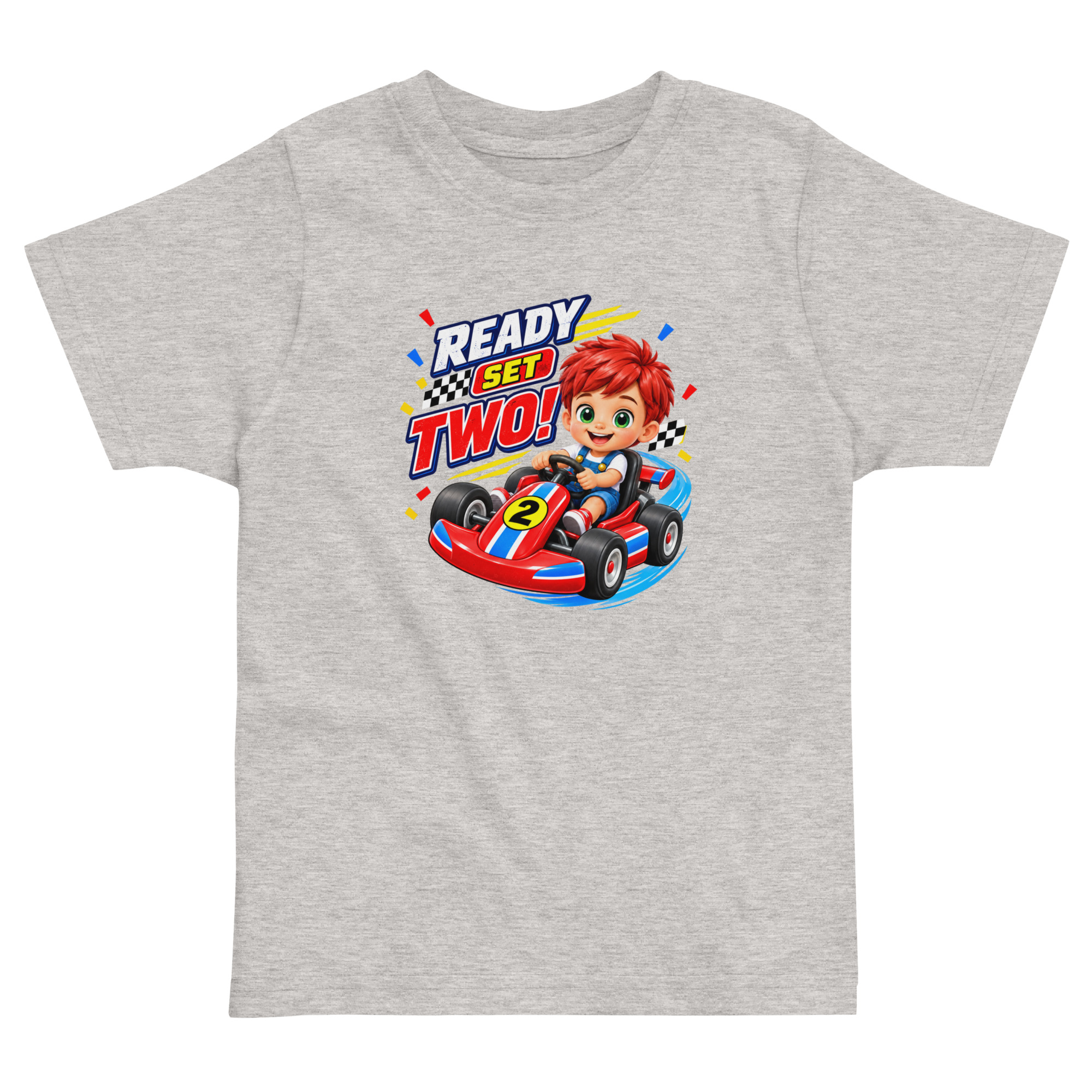 Camiseta de Cumpleaños para Niño de 2 Años, Auto de Carreras, Kiko, Outfit de Fiesta 3 Camiseta de Cumpleaños para Niño de 2 Años, Auto de Carreras, Kiko, Outfit de Fiesta - Imagen 3