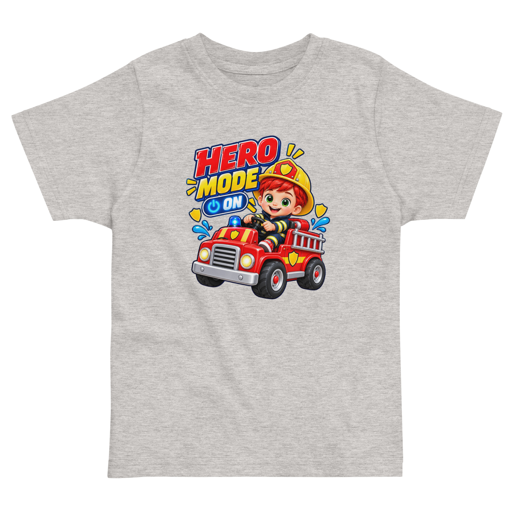 Camiseta de Bombero para Niño, Kiko Toddler Tee, Camión de Bomberos, Regalo para Niños 3 Camiseta de Bombero para Niño, Kiko Toddler Tee, Camión de Bomberos, Regalo para Niños - Imagen 3