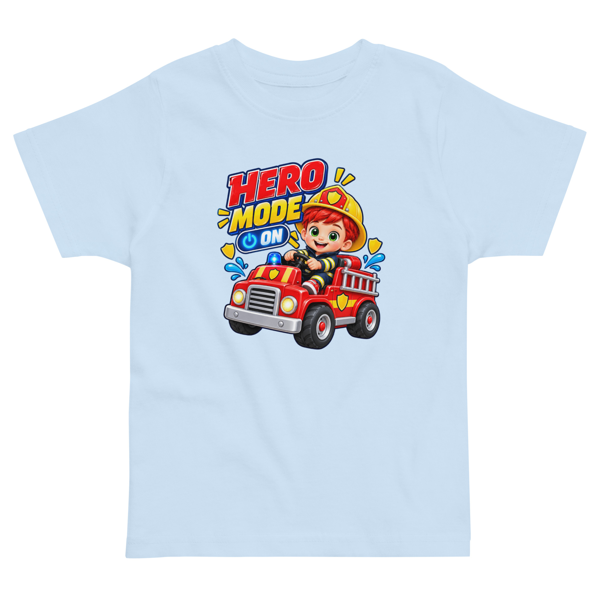 Camiseta de Bombero para Niño, Kiko Toddler Tee, Camión de Bomberos, Regalo para Niños 4 Camiseta de Bombero para Niño, Kiko Toddler Tee, Camión de Bomberos, Regalo para Niños - Imagen 4