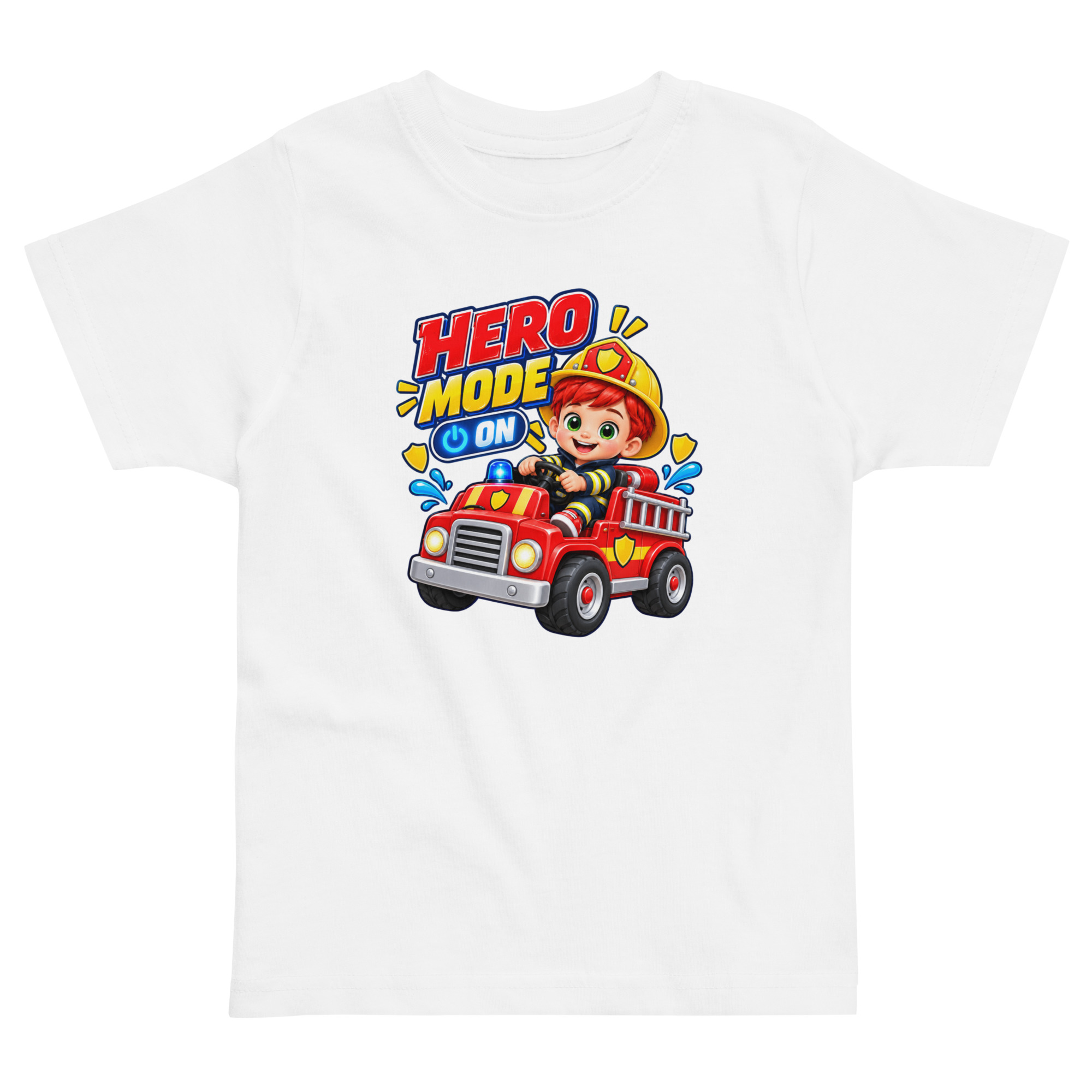 Camiseta de Bombero para Niño, Kiko Toddler Tee, Camión de Bomberos, Regalo para Niños 5 Camiseta de Bombero para Niño, Kiko Toddler Tee, Camión de Bomberos, Regalo para Niños - Imagen 5