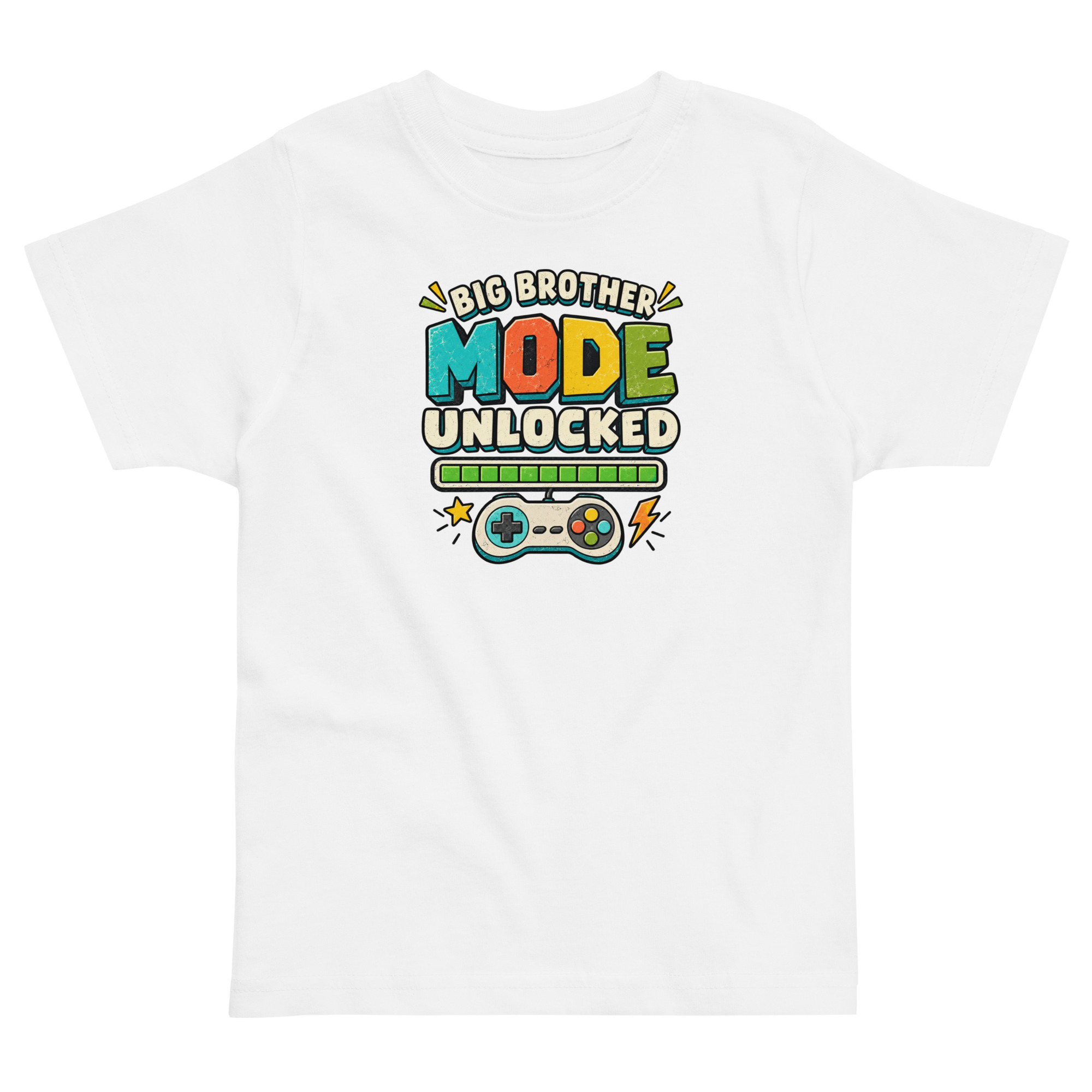 Camiseta para Niño, Hermano Mayor, Modo Gamer Activado 4 Camiseta para Niño, Hermano Mayor, Modo Gamer Activado - Imagen 4