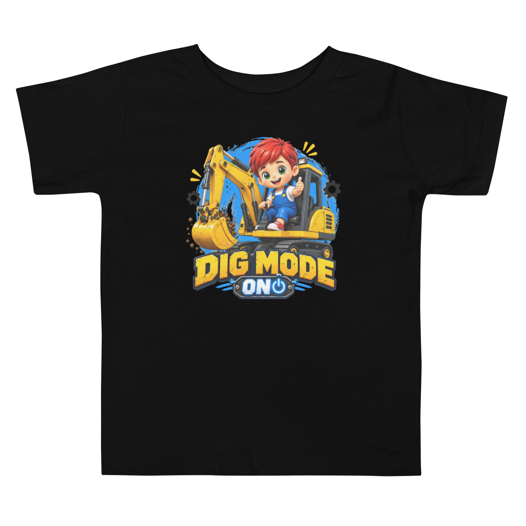 Camiseta de Construcción para Niño, Excavadora, Kiko Toddler Tee, Regalo de Construcción para Niños 4 Camiseta de Construcción para Niño, Excavadora, Kiko Toddler Tee, Regalo de Construcción para Niños - Imagen 4
