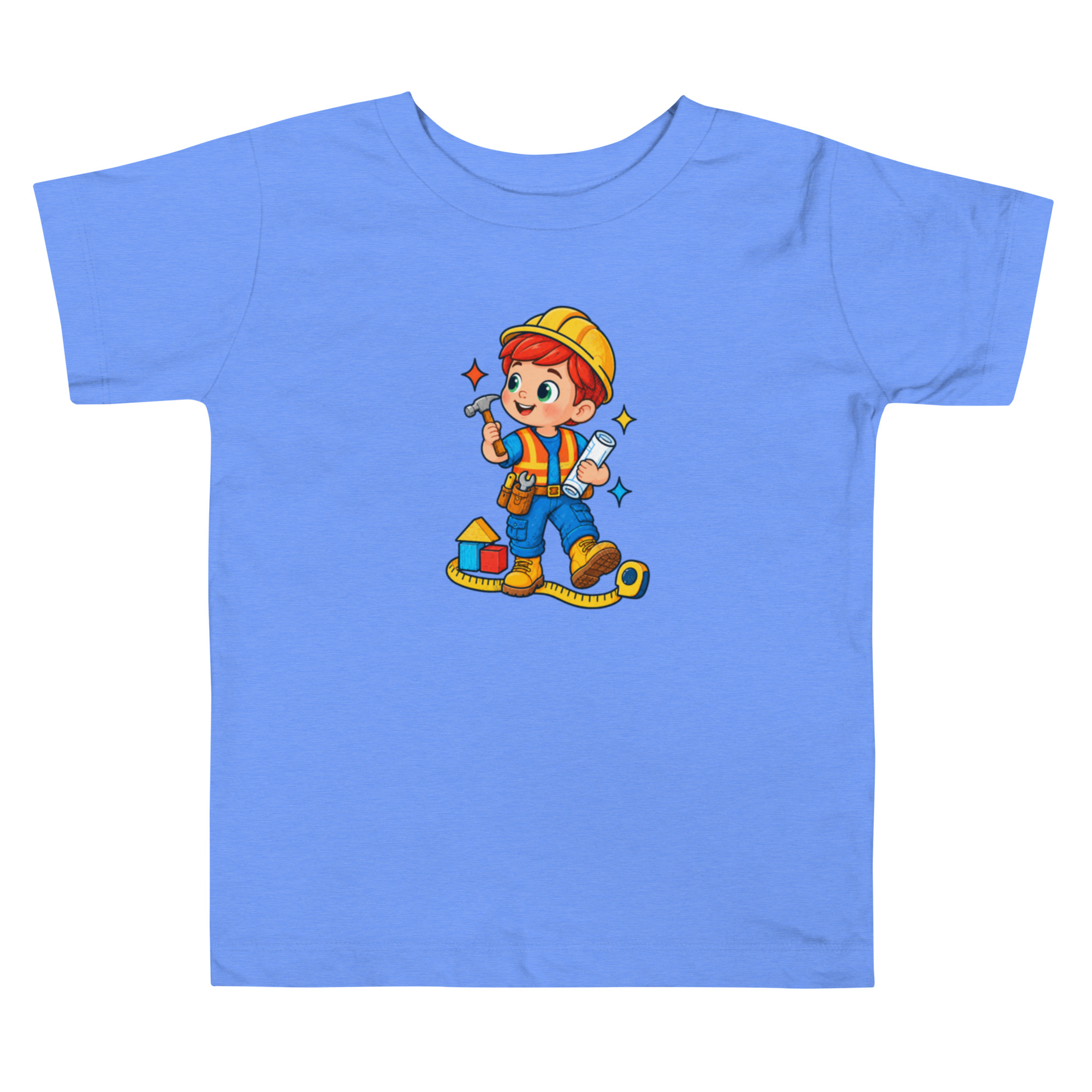 Camiseta de Construcción para Niño, Estilo Vintage, Kiko Constructor, Regalo Día de Profesiones 2 Camiseta de Construcción para Niño, Estilo Vintage, Kiko Constructor, Regalo Día de Profesiones - Imagen 2