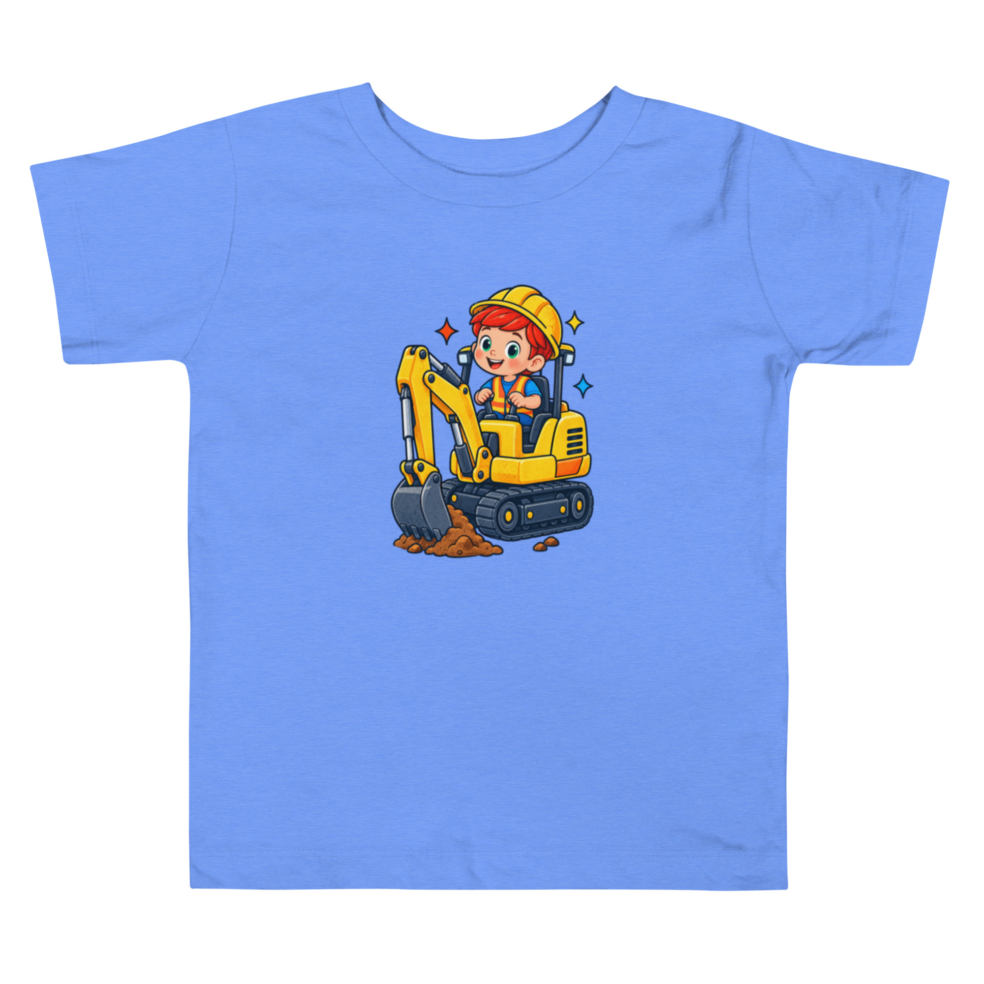 Camiseta de Excavadora para Niño, Kiko, Pequeños Constructores 3 Camiseta de Excavadora para Niño, Kiko, Pequeños Constructores - Imagen 3