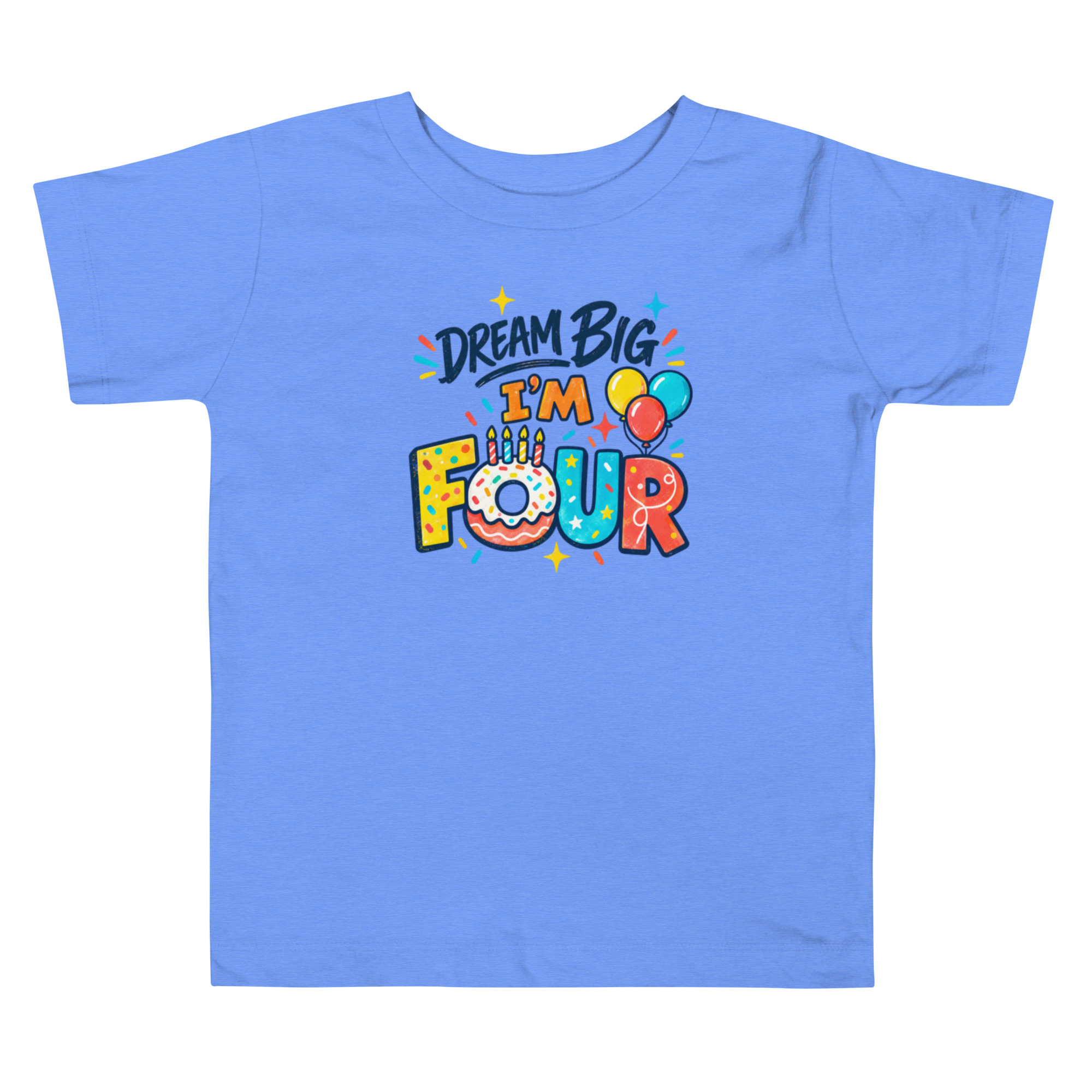 Camiseta Cumpleaños 4 Años , "Dream Big" 2 Camiseta Cumpleaños 4 Años , "Dream Big" - Imagen 2