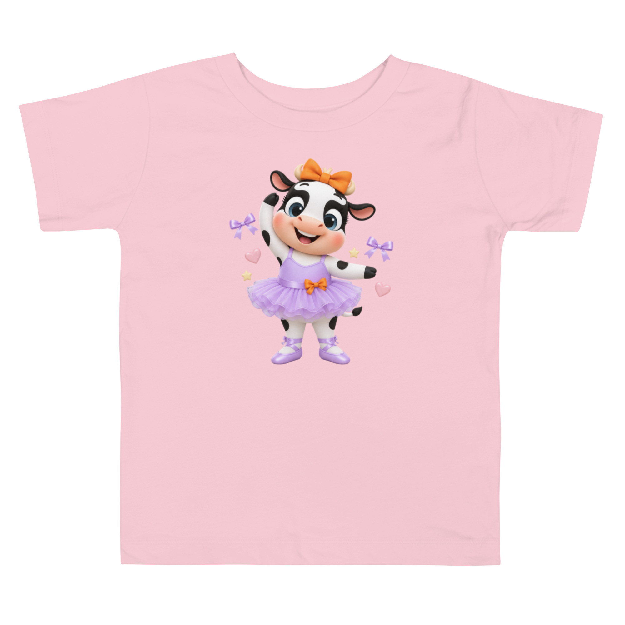 Camiseta de Ballet para Niña, La Vaquita Bailarina, Morada, Regalo de Cumpleaños Pequeña Bailarina 3 Camiseta de Ballet para Niña, La Vaquita Bailarina, Morada, Regalo de Cumpleaños Pequeña Bailarina - Imagen 3