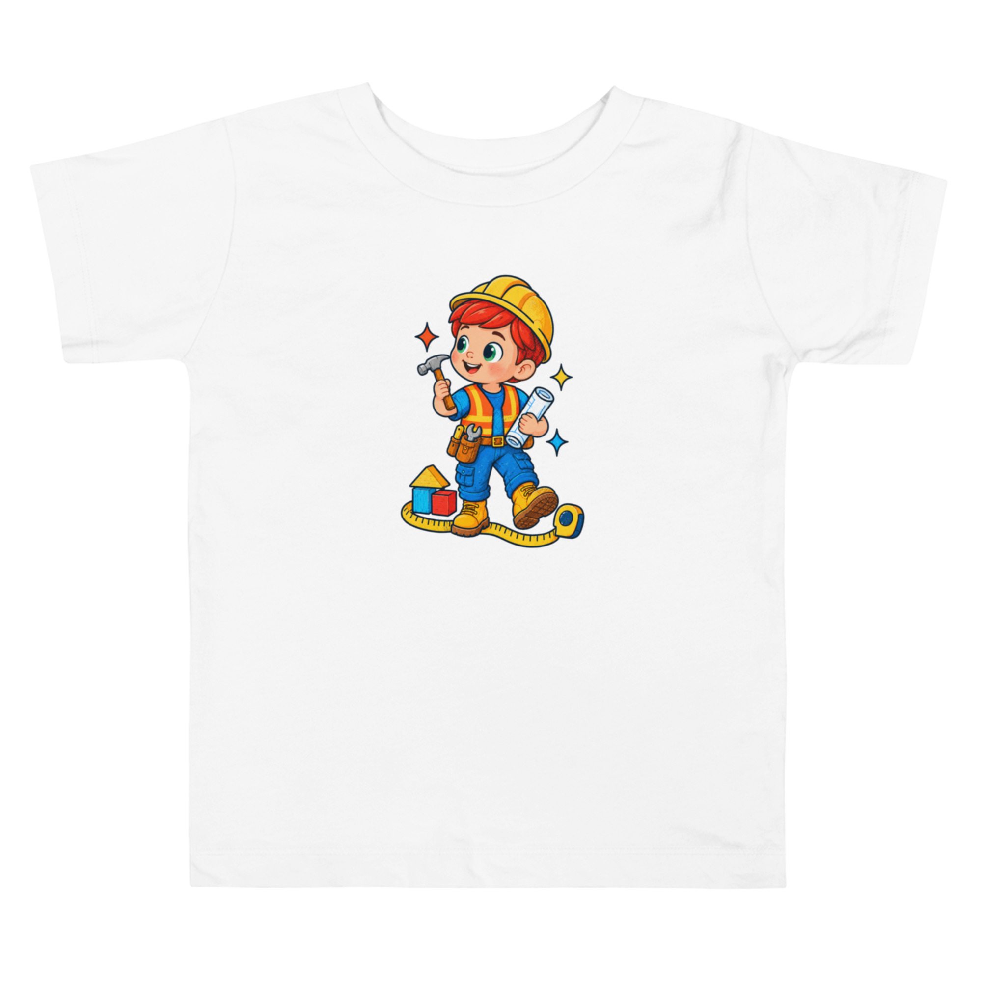 Camiseta de Construcción para Niño, Estilo Vintage, Kiko Constructor, Regalo Día de Profesiones 3 Camiseta de Construcción para Niño, Estilo Vintage, Kiko Constructor, Regalo Día de Profesiones - Imagen 3